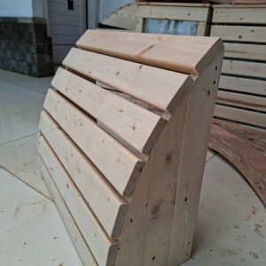 backrest sauna kayu