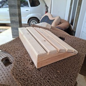 headrest sauna kayu