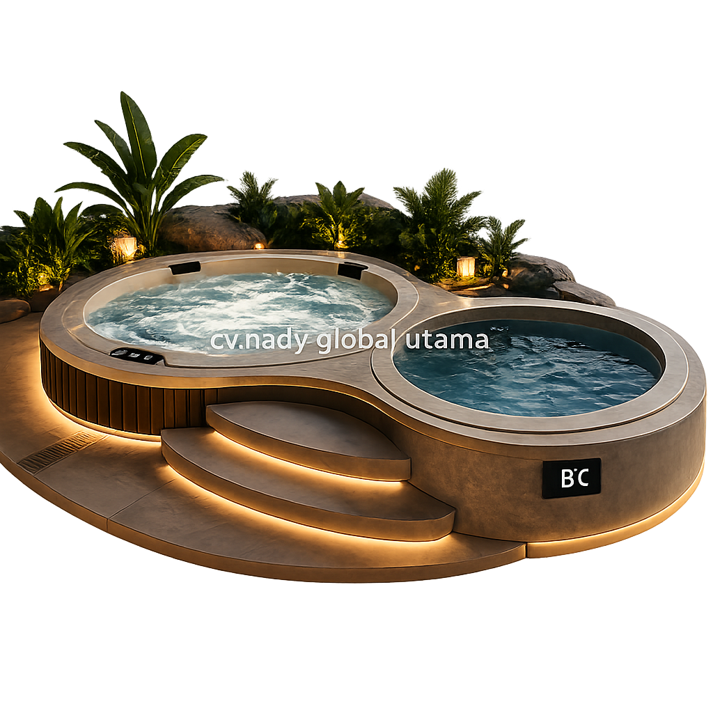 Jasa Kontraktor Kolam Renang & SPA (whirlpool/jacuzzi, coldplunge), Sauna.