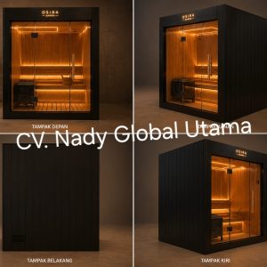 sauna semi outdoor eksklusif. Cv. Nady Global Utama