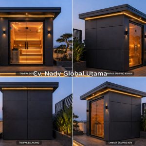 sauna outdoor eksklusif. Cv. Nady Global Utama