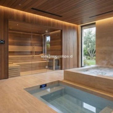 jasa kolam renang, sauna, coldplunge, whirlpool jacuzzi